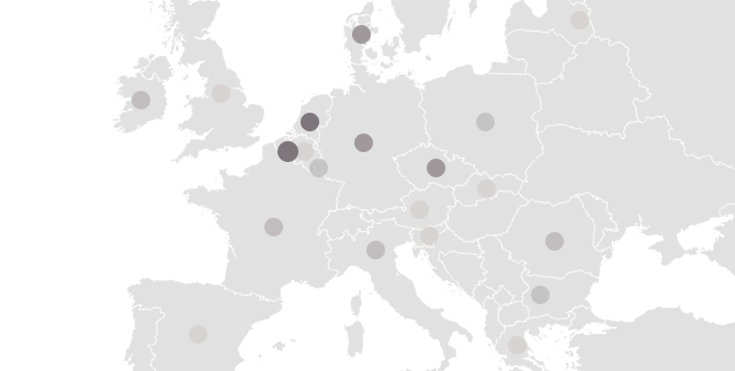 Map of European countries doing TikTok bans, from Politico